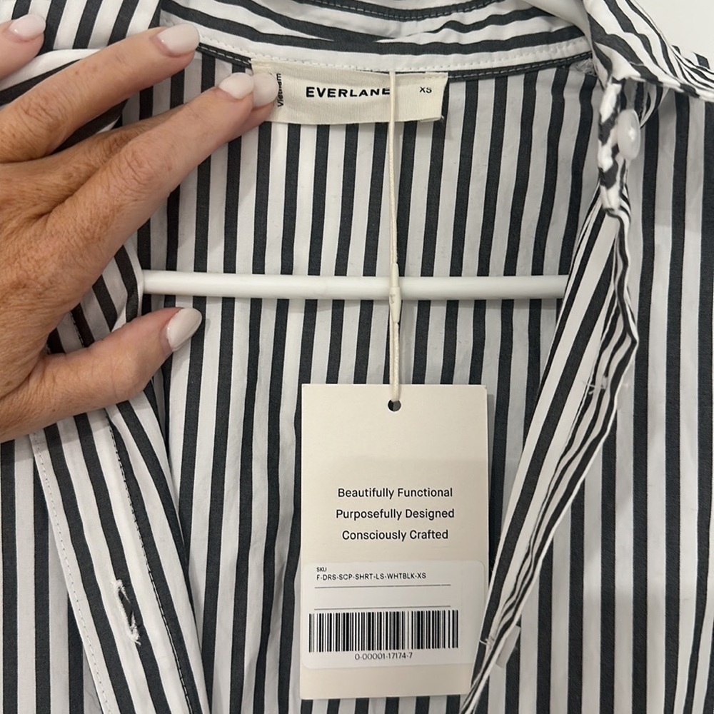 Everlane Supima® Cotton Midi Shirt Dress - Picture 5 of 6